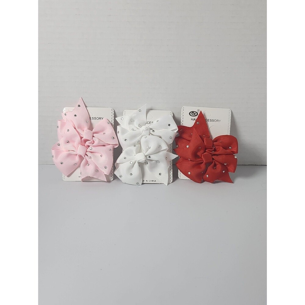 Lot Of 6 Hair Bows
